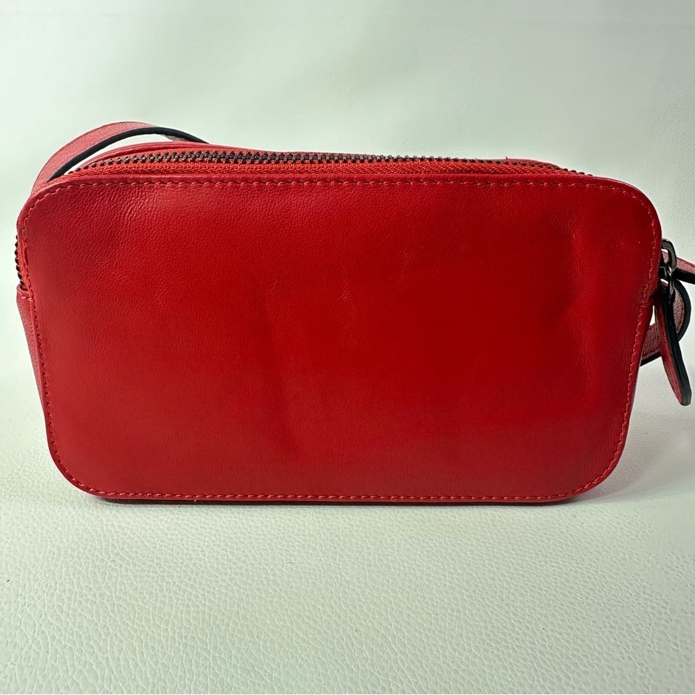 NEW Women’s LODIS 1965 Red Signature Quilt Double Top Zip Crossbody Bag - Picture 9 of 14